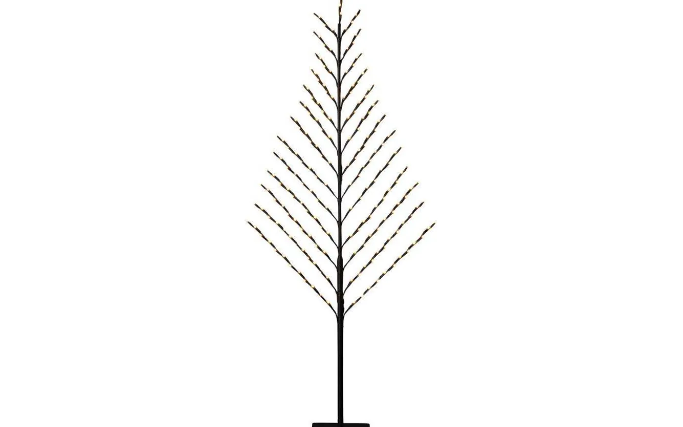 Pine Dekorationsträd 150cm Amber, Svart IP44