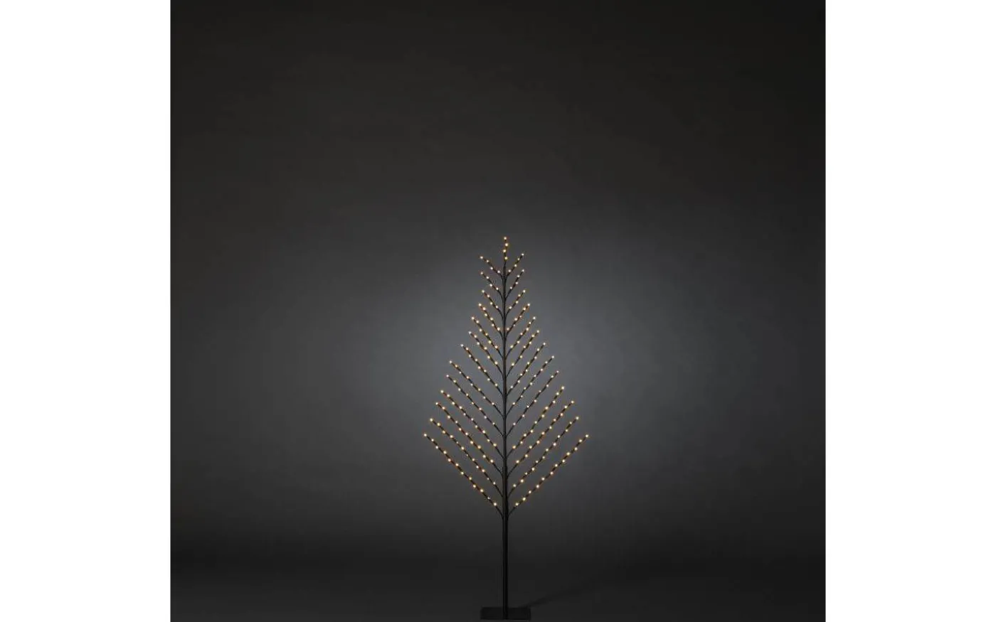 Pine Dekorationsträd 150cm Amber, Svart IP44