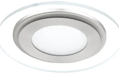 230V Led Spotlights<Eglo Pineda Spotlight LED 3000K 11W Nickel/Vit