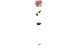 Pink Daisy Solcellslampa 81cm