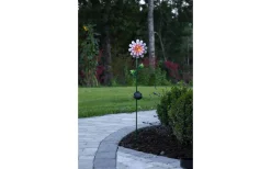 Pink Daisy Solcellslampa 81cm