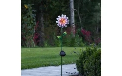 Pink Daisy Solcellslampa 81cm