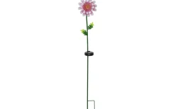 Pink Daisy Solcellslampa 81cm