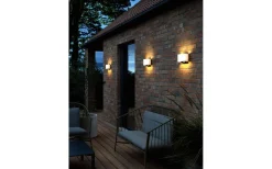 Solcellslampor Vägg|Visa Alla Solcellslampor<Nordlux Piola Solcellslampa Rörelsevakt Vägglampa Vit IP44