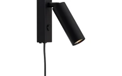 Herstal Pipeline Vägglampa Enkel Mattsvart* Läslampor