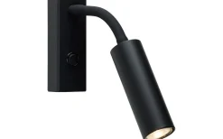 Läslampor<Herstal Pipeline Vägglampa Flexarm Mattsvart