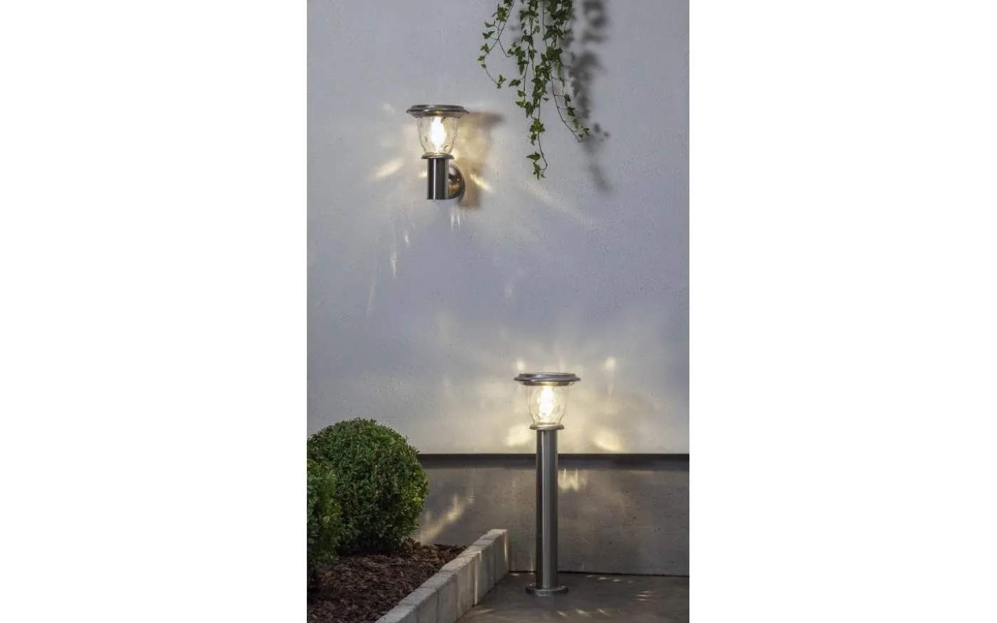 Pireus Solcellsdriven Vägglampa 27cm