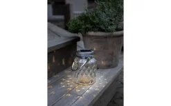 Pireus Solcellslampa 16cm Transparent