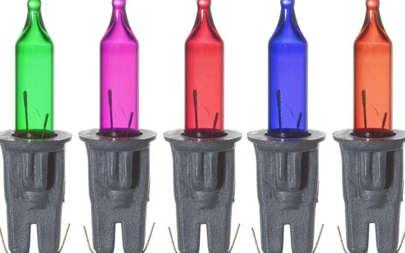 Pisellolampa Push-In 2,4V 0,18W Multifärg 5-Pack