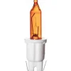 Pisellolampa Push-In 7V 1,2W Orange 5-Pack Vit sockel