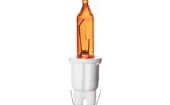 Pisellolampa Push-In 7V 1,2W Orange 5-Pack Vit sockel