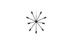 Pix Metallstjärna Svart