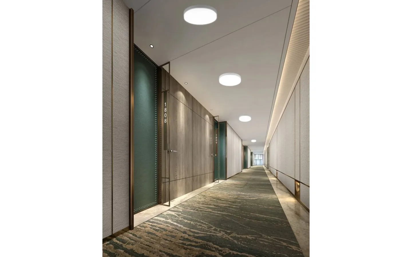 Allmänbelysning<Malmbergs Plafond Lumina Round, 10-23W, CCT 3000-5000K, IP44, HF-Sensor med grundljus