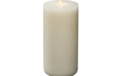 Blockljus Inomhus|Blockljus Inomhus<Konstsmide Plain Batteridrivet Blockljus 22cm Gräddvit
