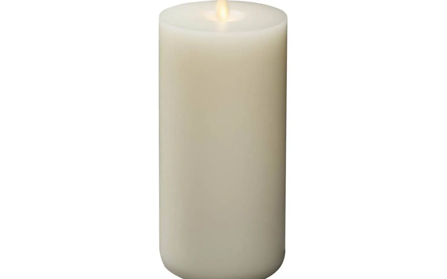 Blockljus Inomhus|Blockljus Inomhus<Konstsmide Plain Batteridrivet Blockljus 22cm Gräddvit