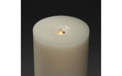 Blockljus Inomhus|Blockljus Inomhus<Konstsmide Plain Batteridrivet Blockljus 22cm Gräddvit