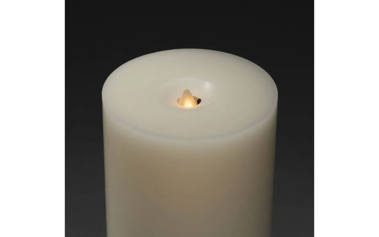 Blockljus Inomhus|Blockljus Inomhus<Konstsmide Plain Batteridrivet Blockljus 22cm Gräddvit