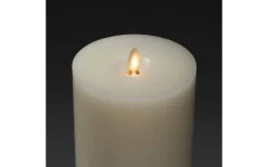 Blockljus Inomhus|Blockljus Inomhus<Konstsmide Plain Batteridrivet Blockljus 22cm Gräddvit