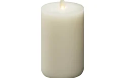 Konstsmide Plain Batteridrivet Blockljus 15cm Gräddvit* Blockljus Inomhus|Blockljus Inomhus