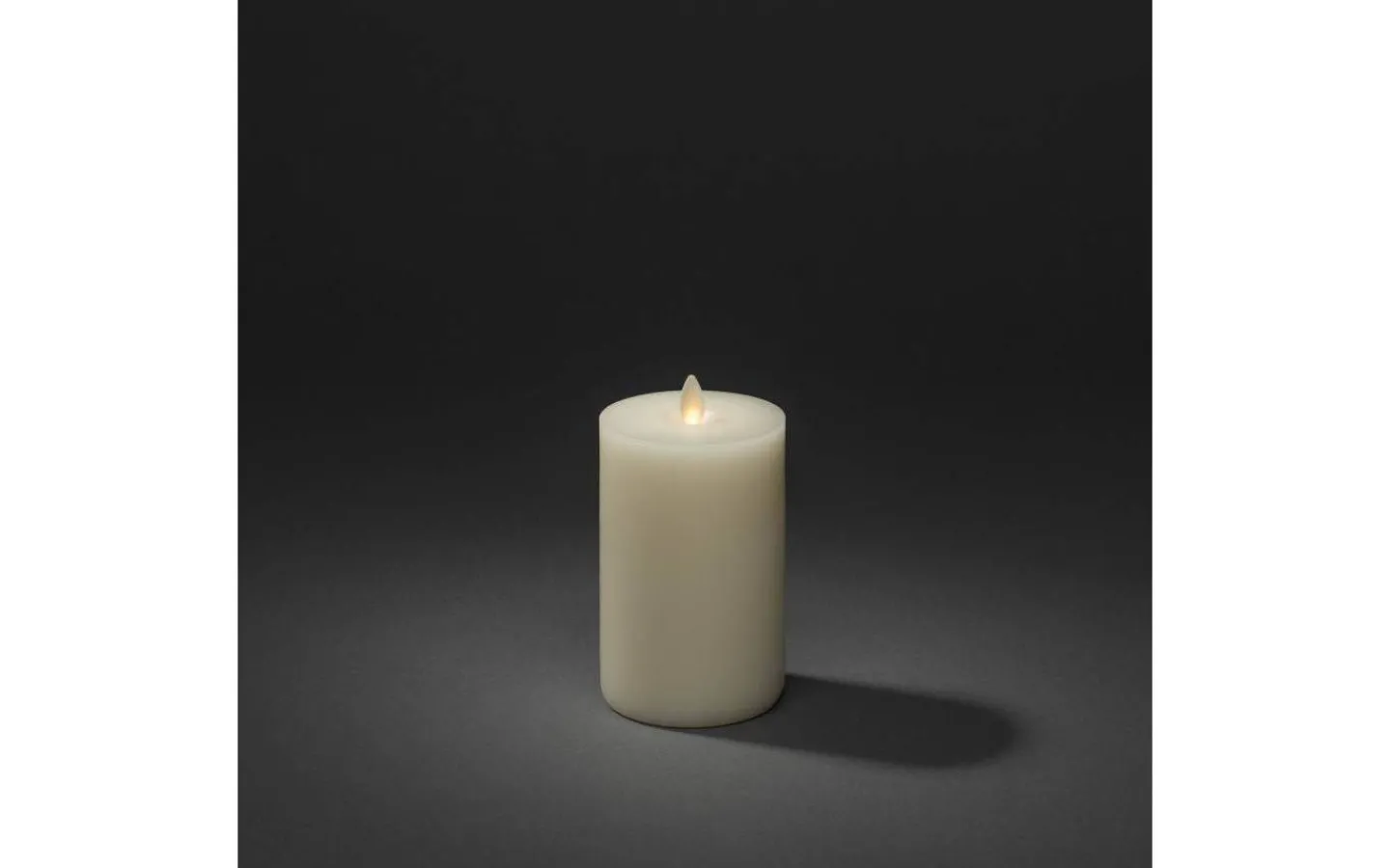 Konstsmide Plain Batteridrivet Blockljus 15cm Gräddvit* Blockljus Inomhus|Blockljus Inomhus