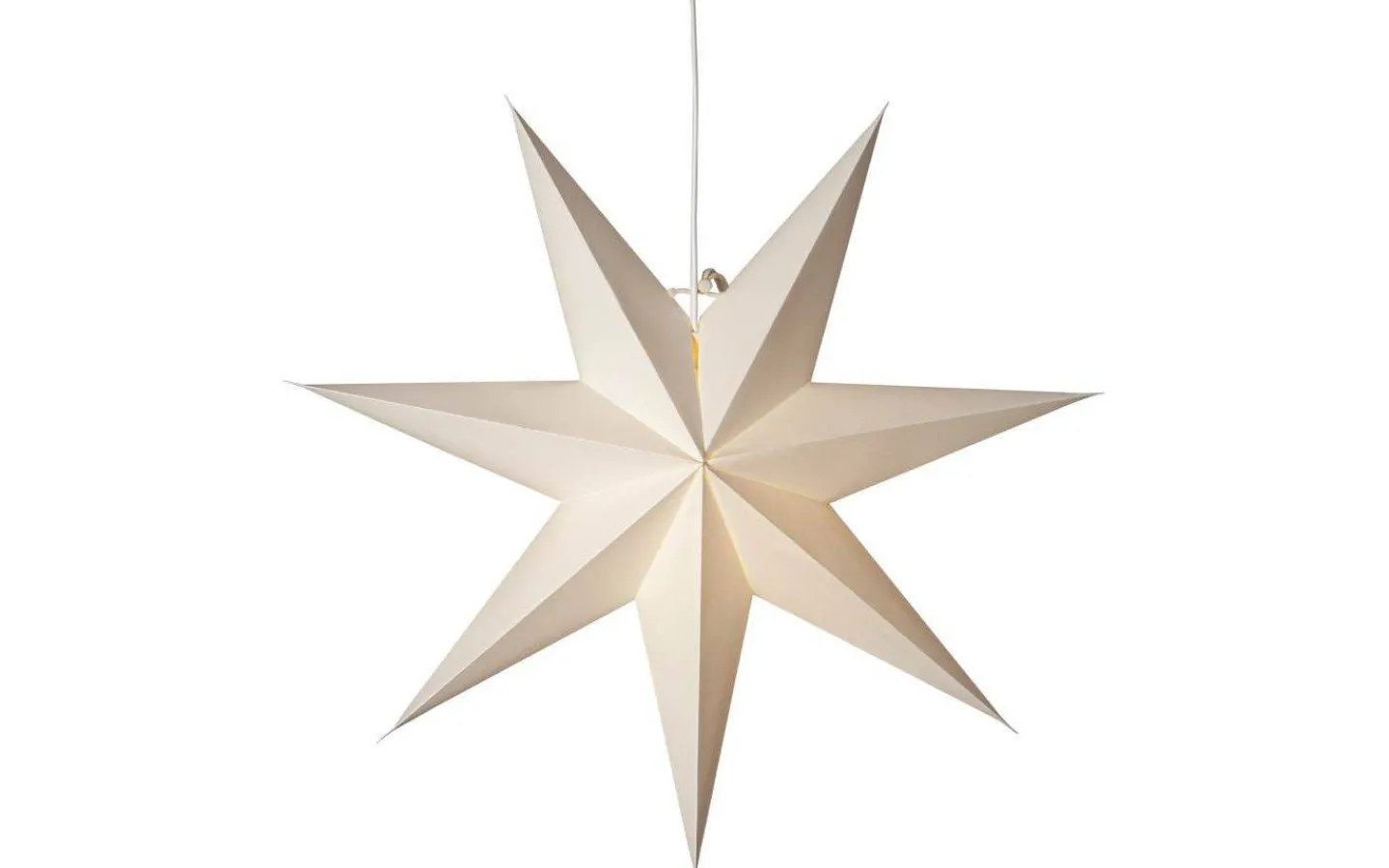 Visa Alla Julstjärnor|Julstjärnor Utan Sladd<Star Trading Plain Julstjärna 45cm Vit
