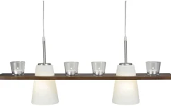 Plankan Taklampa 81cm Brun/Vit