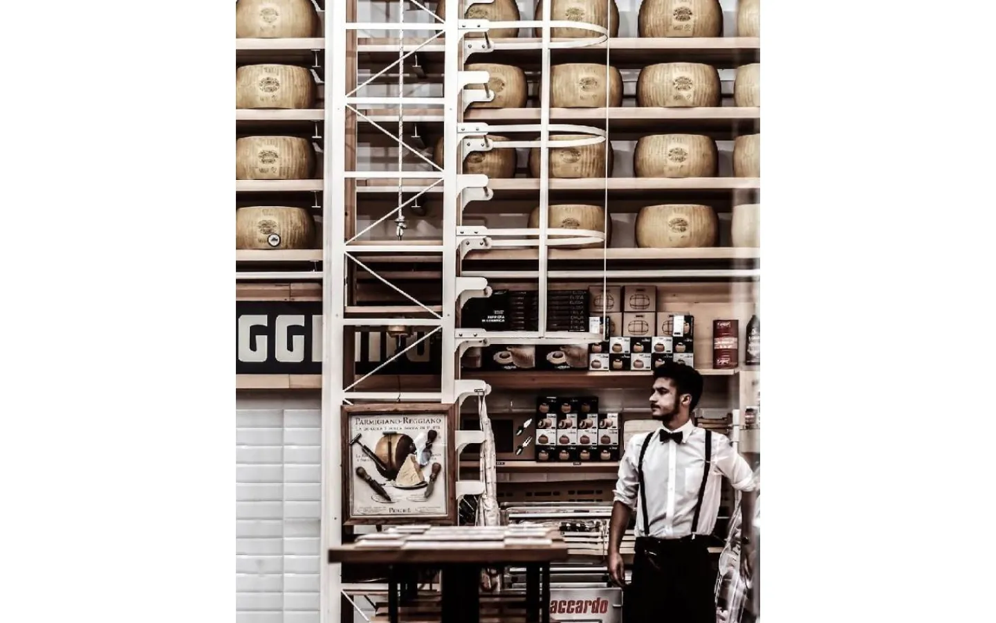 Hallbergs Plansch Ostlager Italien 70x50cm* Tavlor