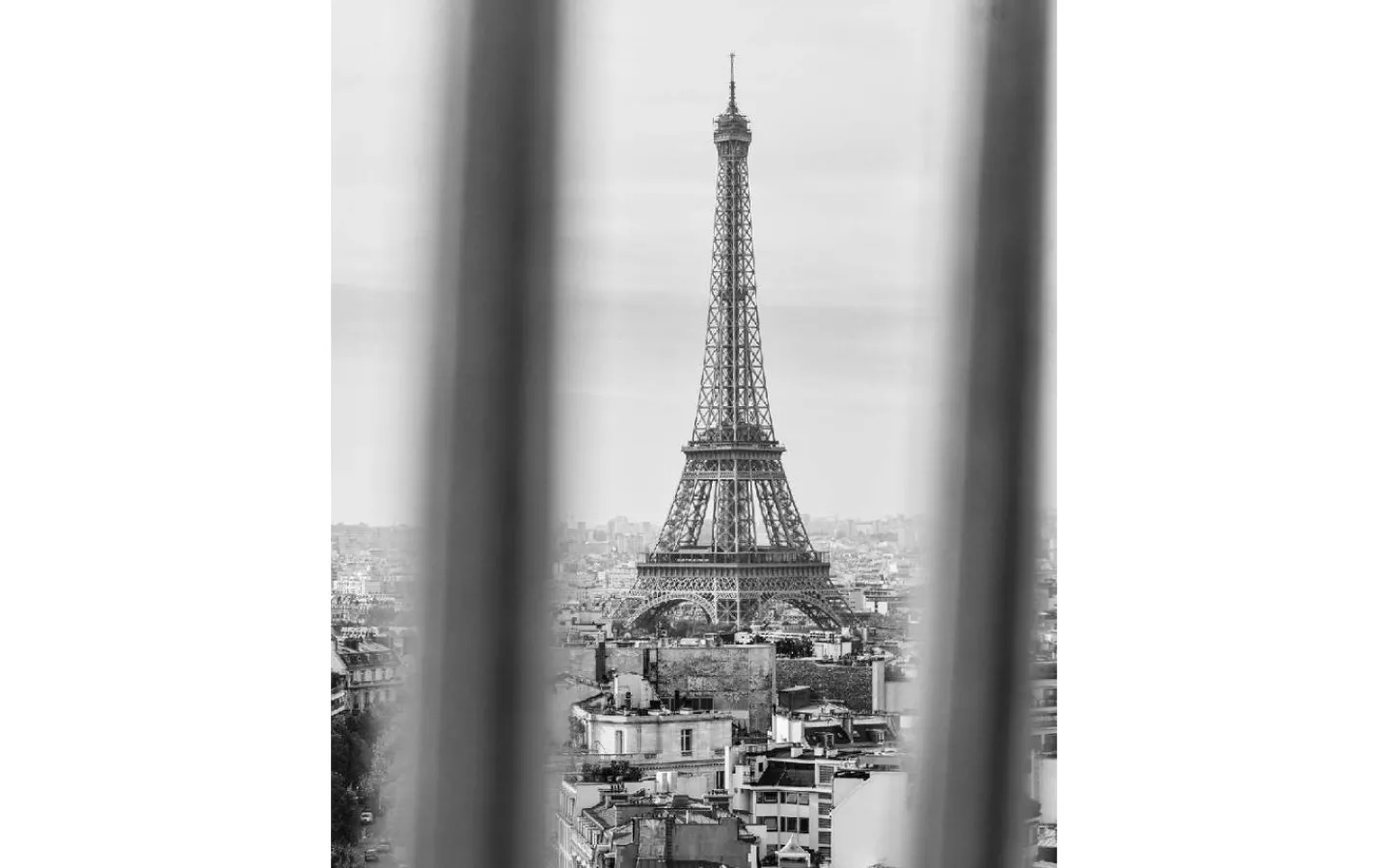 Tavlor<Hallbergs Plansch Paris Eiffeltornet vy 70x50cm