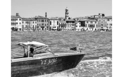 Hallbergs Plansch Venedig i svartvitt 50x70cm* Tavlor