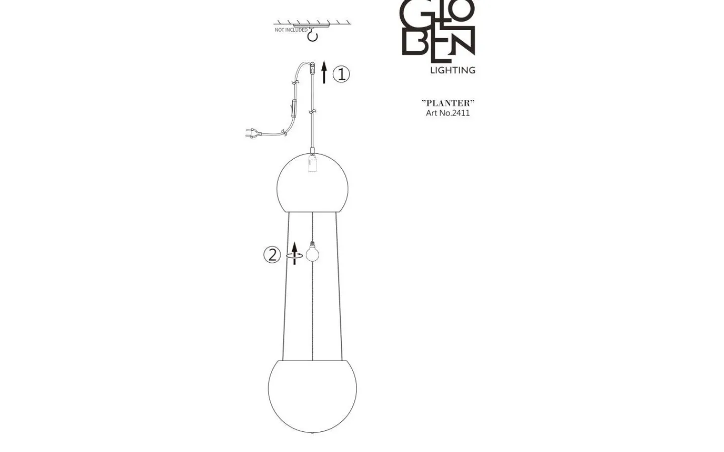 Globen Lighting Planter Mini Fönsterlampa 18cm E14 Mässing* Kök & Matplats|Fönsterlampor