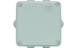 Plastkapsling, IP55, 100x100x50 mm, Med membran