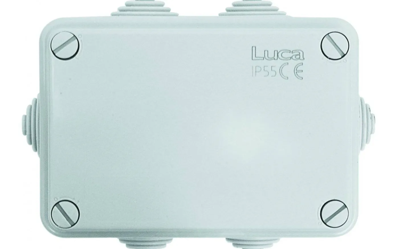 Plastkapsling, IP55, 105x70x50 mm, Med membran