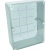 Plastkapsling IP55,310x240x110 mm,Transparent lock