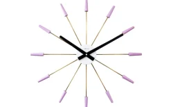 Plug Inn Väggklocka 58 cm Lavendel