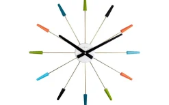 Plug Inn Väggklocka Ø58cm Multicolor