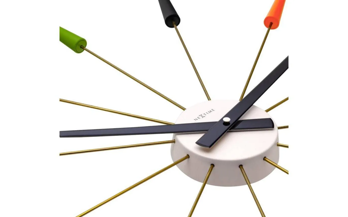 Plug Inn Väggklocka Ø58cm Multicolor