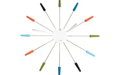 Plug Inn Väggklocka Ø58cm Multicolor