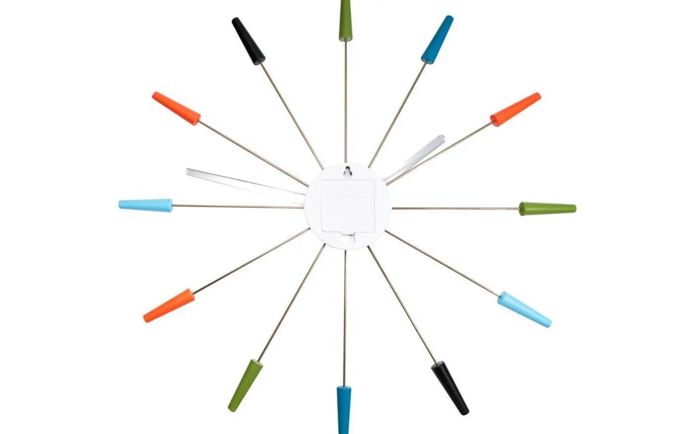 Plug Inn Väggklocka Ø58cm Multicolor