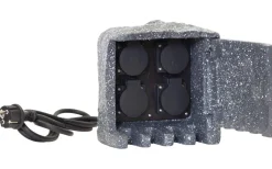 Plugge Förgreningsbox med 4 uttag och lucka IP44