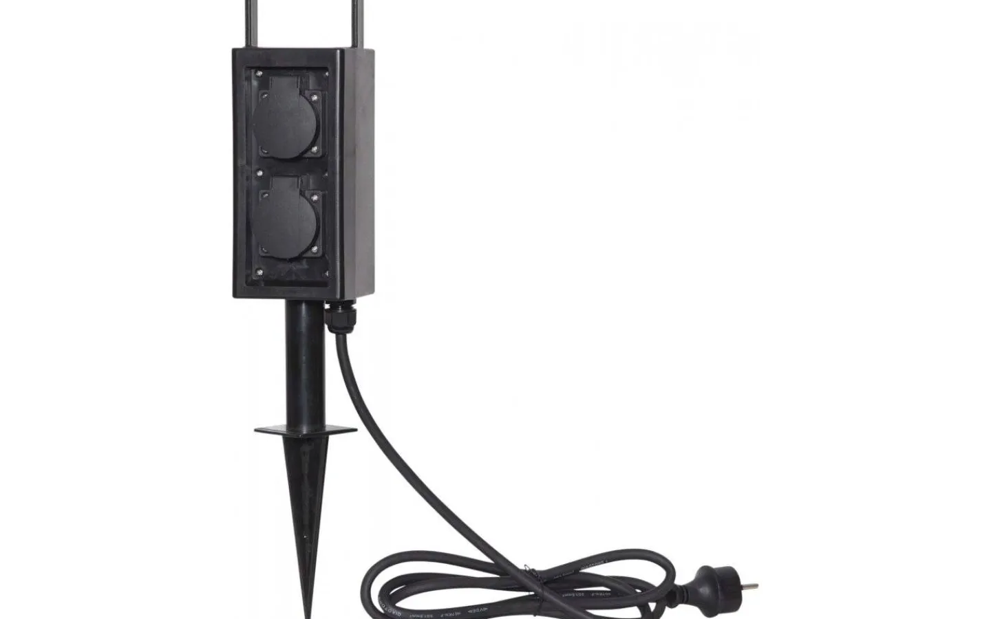 Grendosor & Förlängningskablar<Star Trading Plugge Förgreningsbox på spett med 4 uttag IP44
