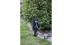 Grendosor & Förlängningskablar<Star Trading Plugge Förgreningsbox på spett med 4 uttag IP44