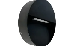 Infälld Murbelysning|Vägglampor Utomhus<Dyberg Larsen Pluto Murbelysning 15cm LED 3000K 6W Svart IP54