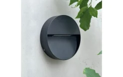 Infälld Murbelysning|Vägglampor Utomhus<Dyberg Larsen Pluto Murbelysning 15cm LED 3000K 6W Svart IP54