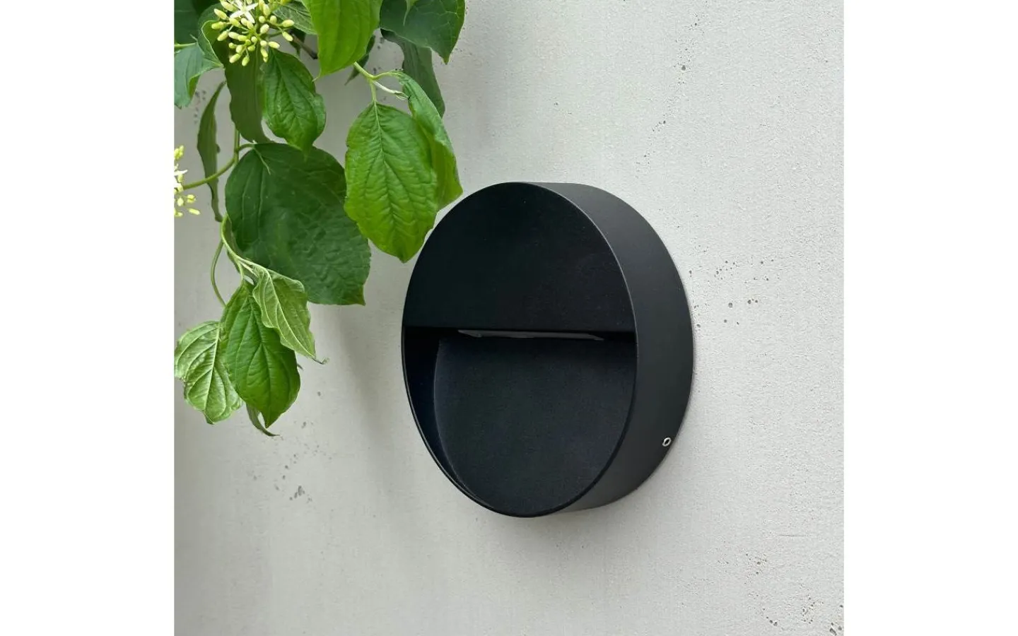 Infälld Murbelysning|Vägglampor Utomhus<Dyberg Larsen Pluto Murbelysning 15cm LED 3000K 6W Svart IP54