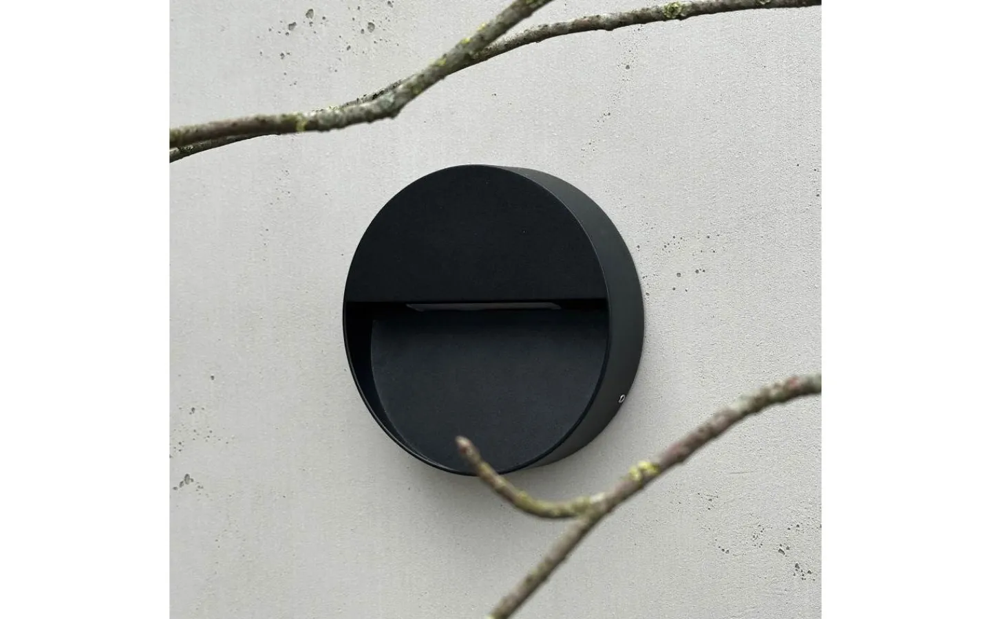 Infälld Murbelysning|Vägglampor Utomhus<Dyberg Larsen Pluto Murbelysning 15cm LED 3000K 6W Svart IP54