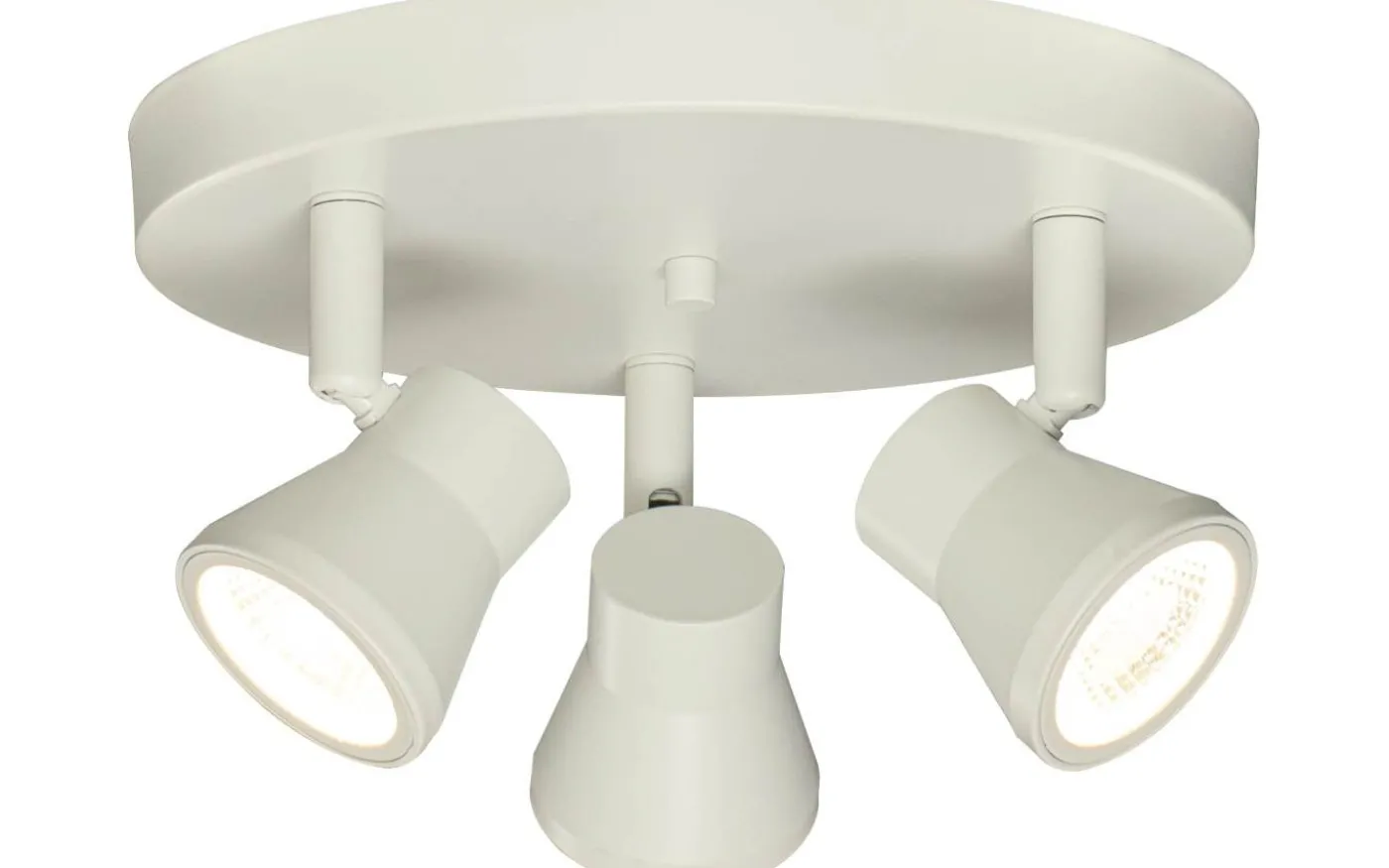 Pluto Takspotlight 20cm LED 3x5W 3000K Vit