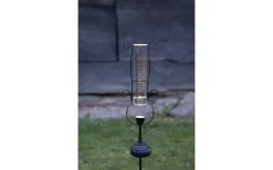 Pluvio Solcellslampa Regnmätare 65cm Svart