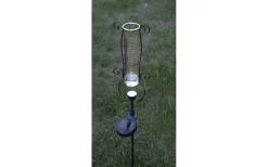 Pluvio Solcellslampa Regnmätare 65cm Svart