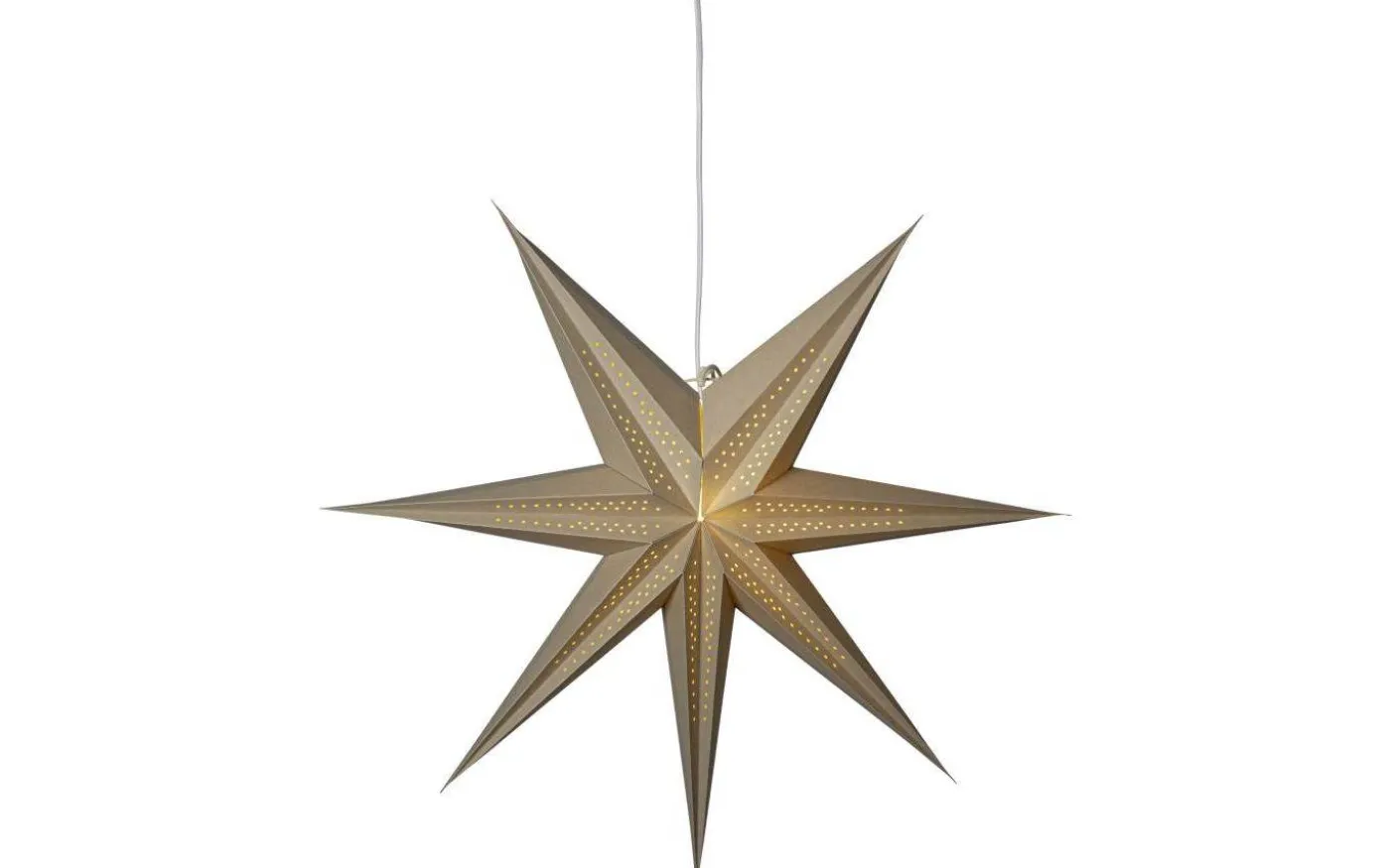 Point Pappstjärna 60cm Beige