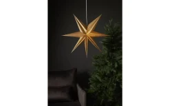 Visa Alla Julstjärnor|Julstjärnor Utan Sladd<Star Trading Point Pappstjärna 60cm Guld